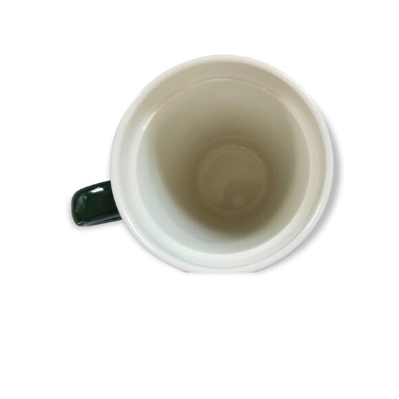 Starbucks Ceramic Traveler Coffee Mug Green Yellow Tree 2020 - New - Picture 3 of 6